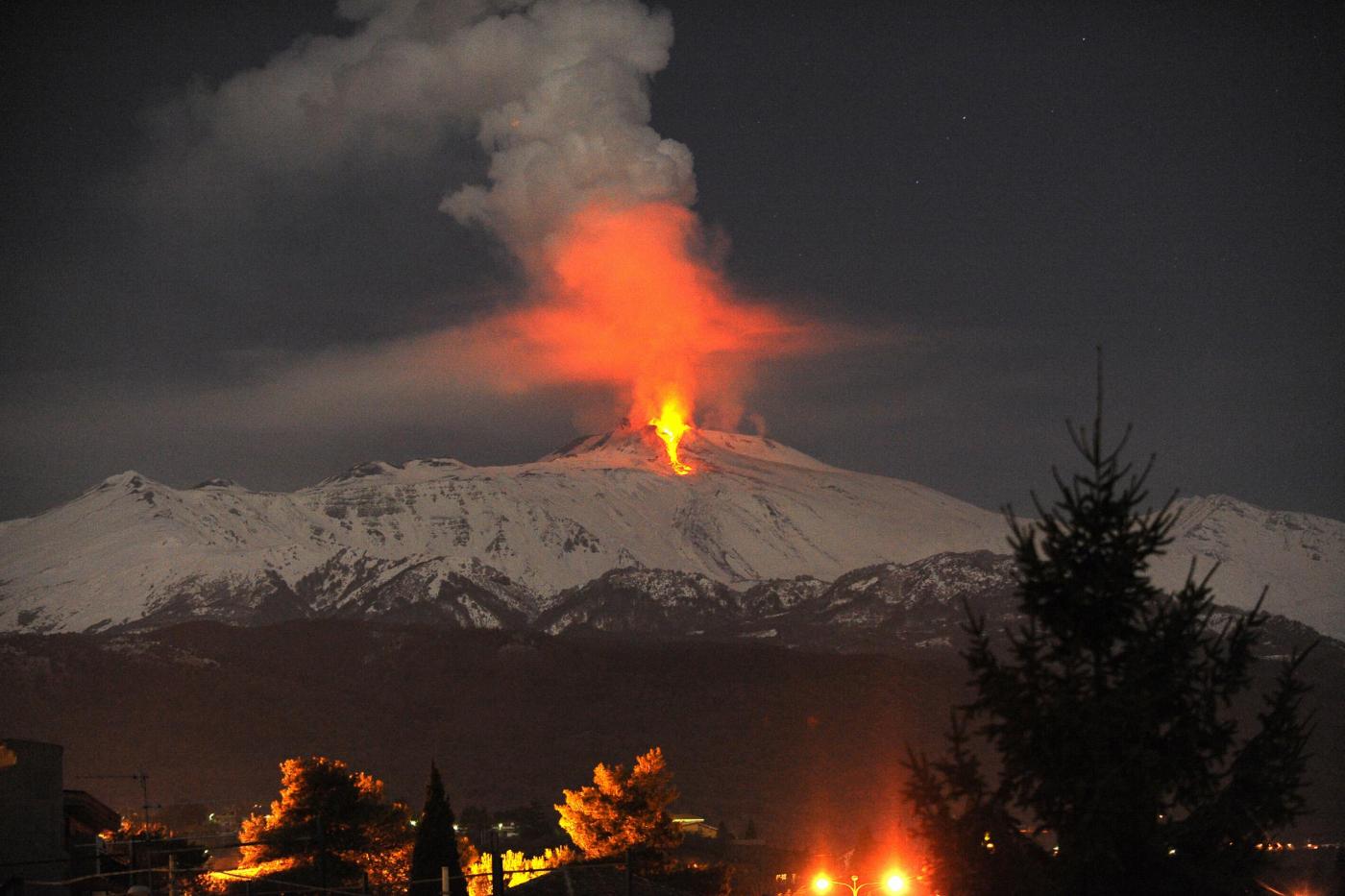 Etna, nuova eruzione dal cratere di Sud/Est$