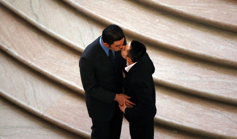 La coppia gay che si sposa in chiesa a Savona