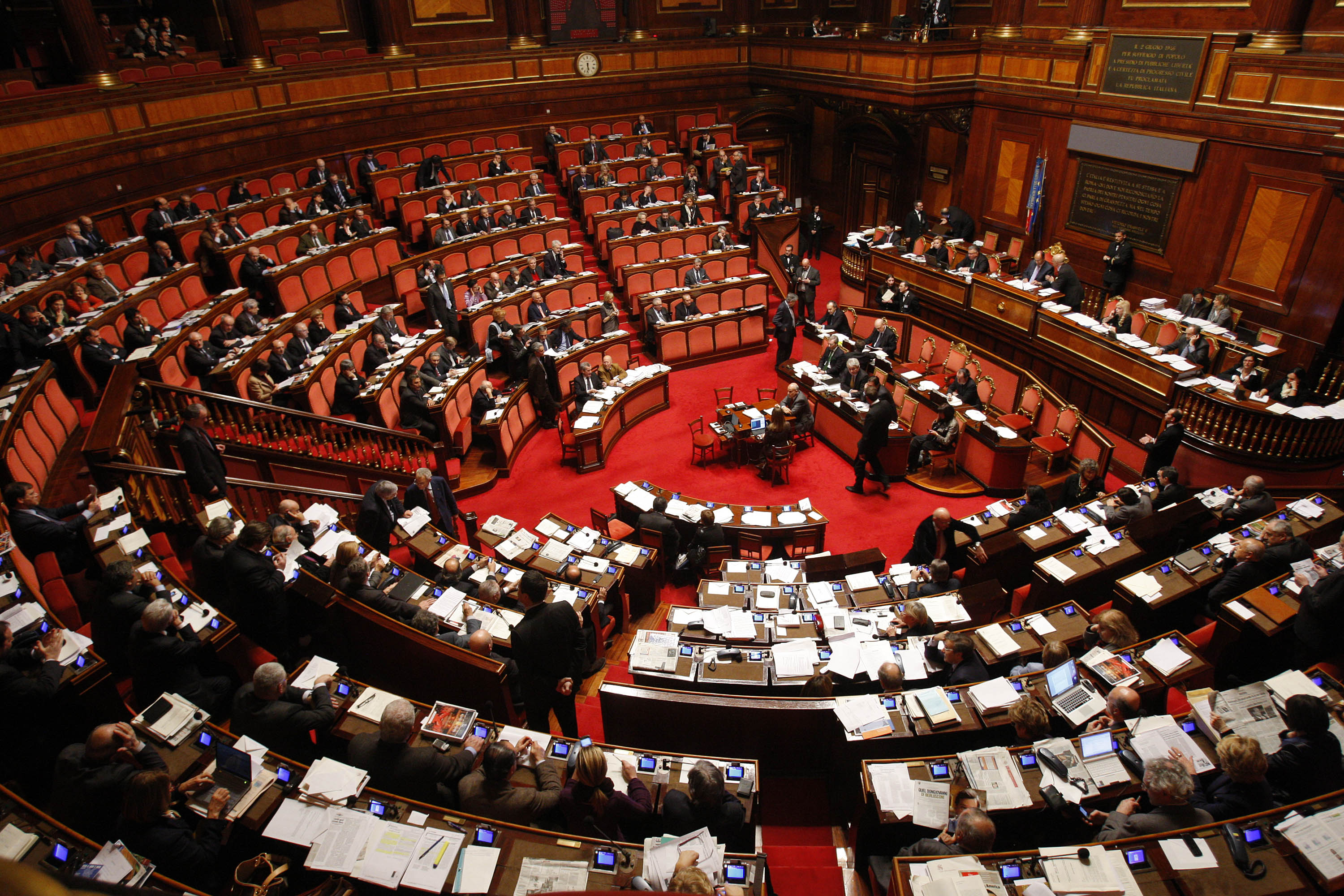 italian parlament congress chamber