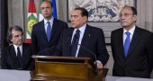 Renato Brunetta, Angelino Alfano, Silvio Berlusconi e Renato Schifani
