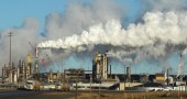 View of the Syncrude oil sands extractio