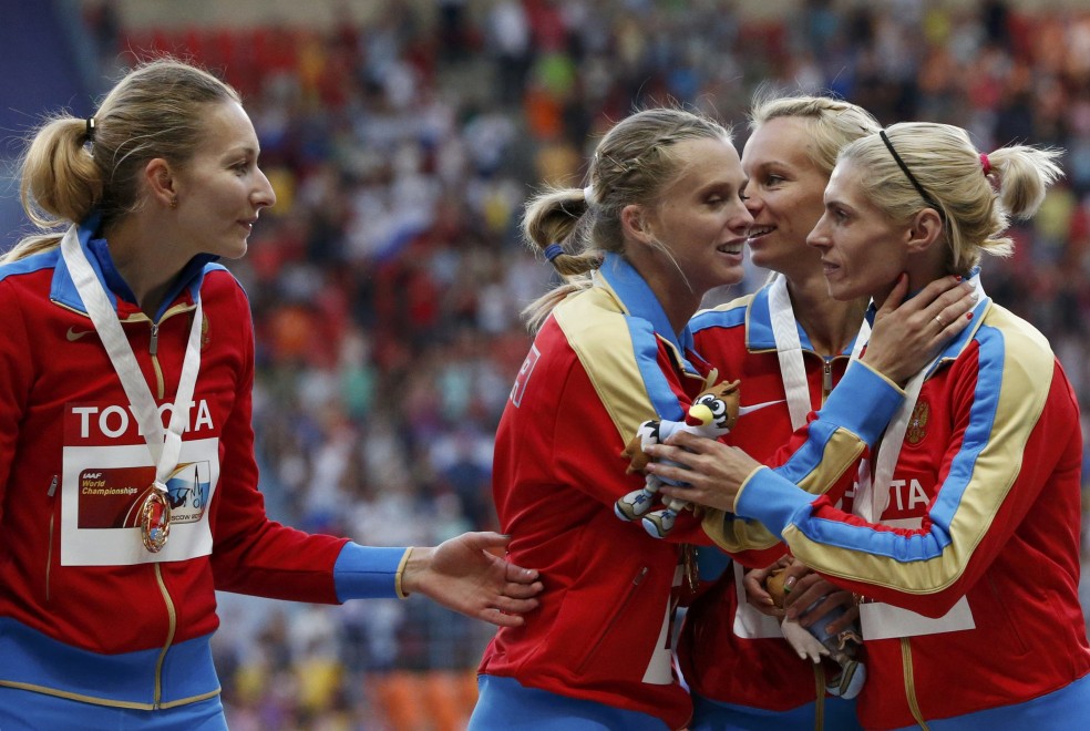 Il Bacio Lesbo Delle Atlete Russe Foto 1 Di 4 Giornalettismo