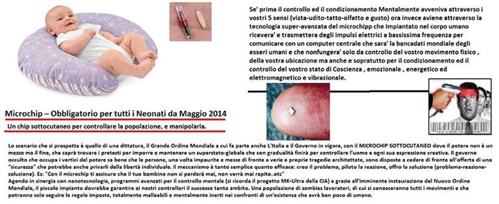 La bufala dei neonati con il microchip obbligatorio La bufala dei neonati con il microchip obbligatorio