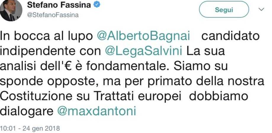 Risultati immagini per Fassina  Bagnai e Salvini