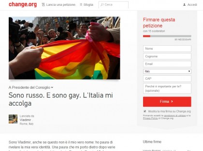 asilo politico italia gay russia 1
