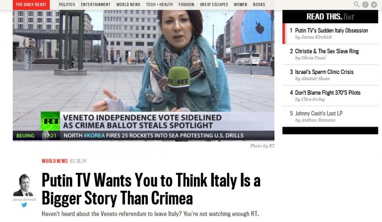 The Daily Best attacca la propaganda di Russia Today sul referendum veneto