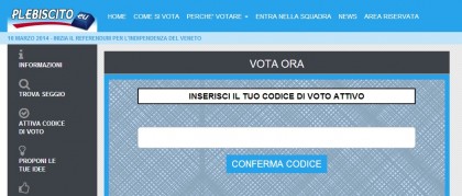 Veneto indipendente voto
