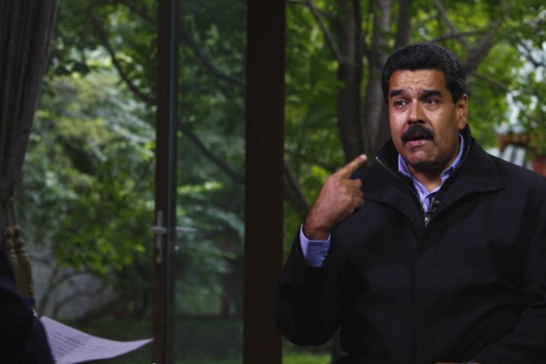 Venezuelan President Nicolas Maduro Moros Interviewed In Beijing