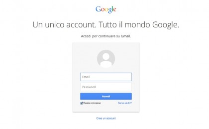 trucco phishing password google 1
