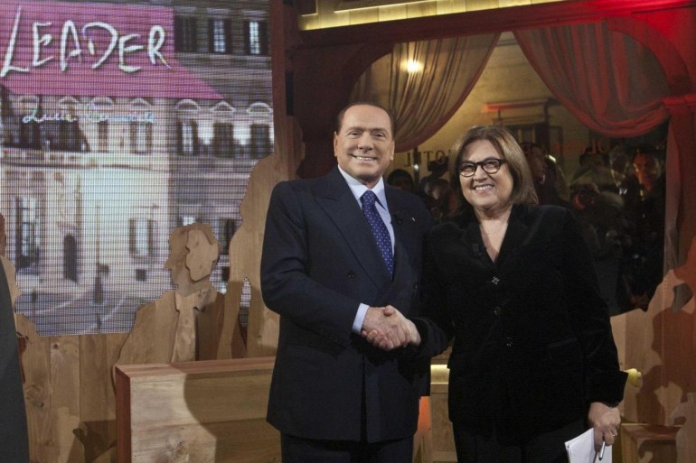 Berlusconi ospite a "Leader" di Lucia Annunziata