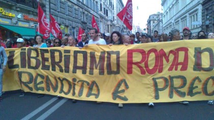 manifestazione casa roma 6