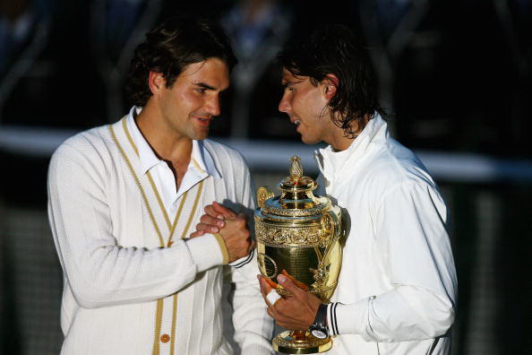 La finale più bella di Wimbledon, nel 2008, tra Rafael Nadal e Roger Federer, Photocredit: Julian Finney/Getty Images