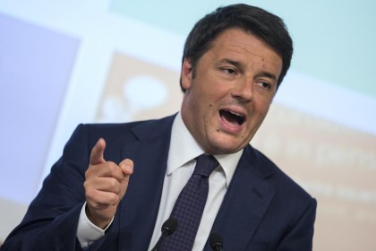 Matteo Renzi presenta il " Programma dei mille giorni "