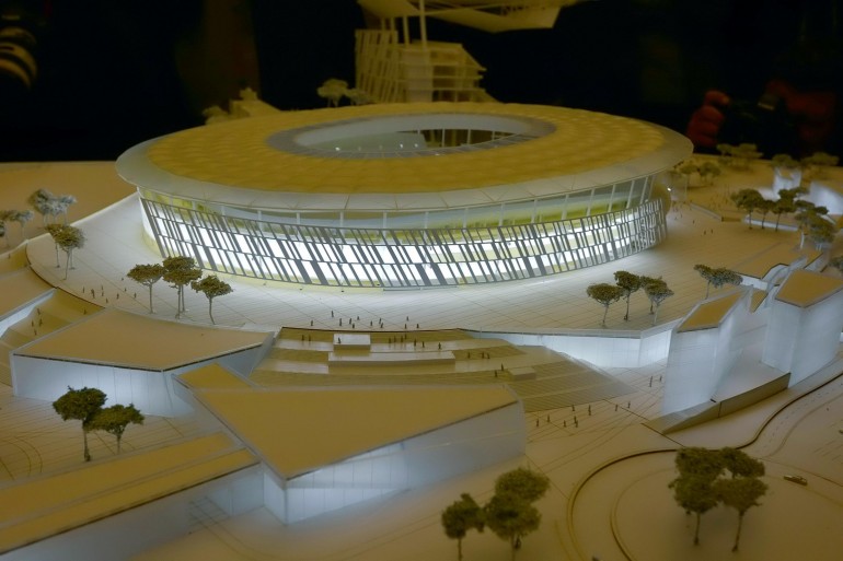 Presentazione del nuovo stadio della AS Roma