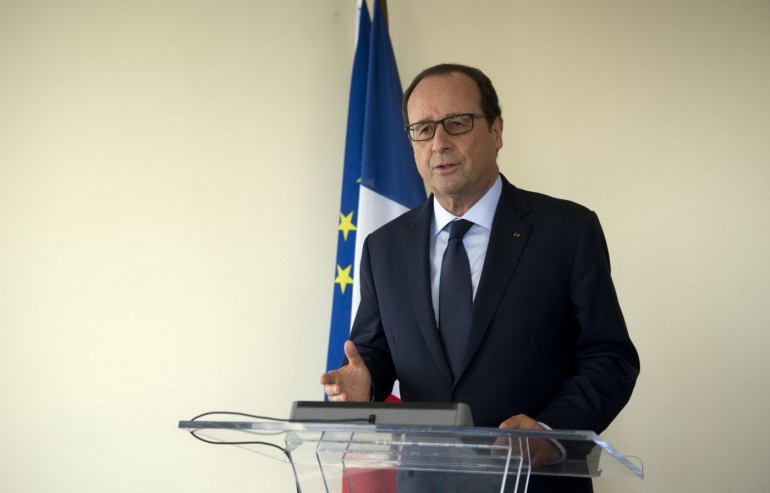 François Hollande . AP Photo/Alain Jocard, Pool