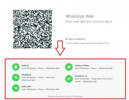 configurazione WhatsApp desktop