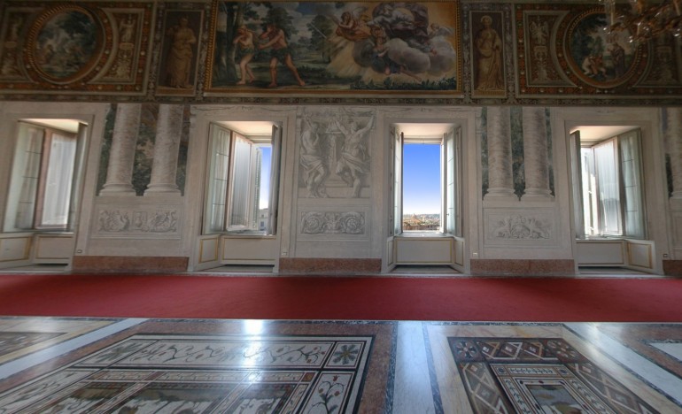La Galleria di Papa Alessandro VII al Palazzo del Quirinale