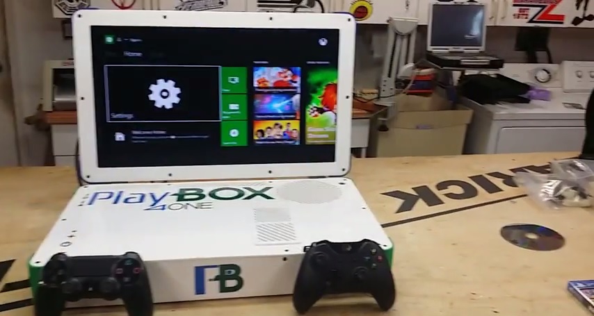 Playbox, la console compsta da Xbox One e Playstation 4