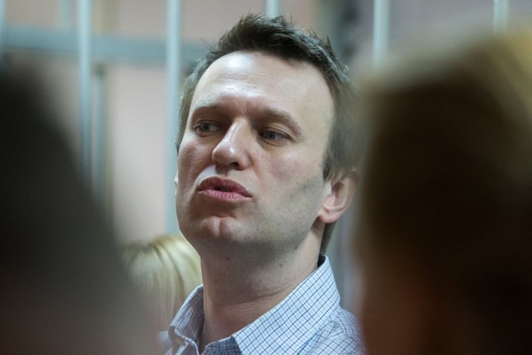 Alexei Navalny a processo per frode il 30 dicembre 2014 ((Photo credit DMITRY SEREBRYAKOV/AFP/Getty Images)