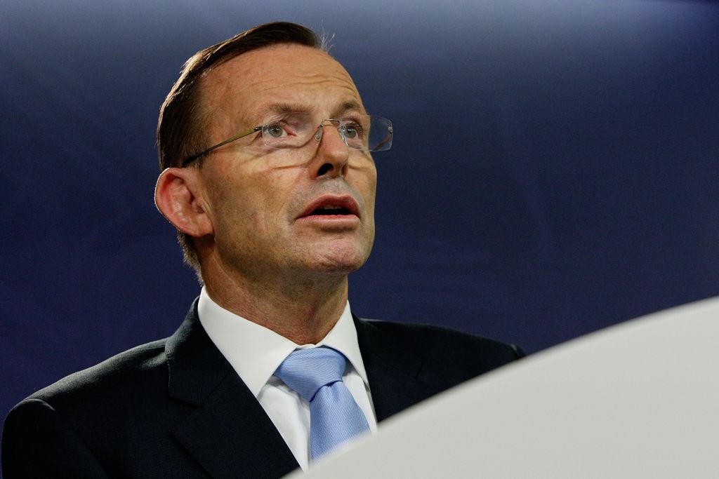 Prime Minister Tony Abbott Reacts To Death Of Former Prime Minister Malcolm Fraser