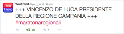 Elezioni Regionali Campania De Luca