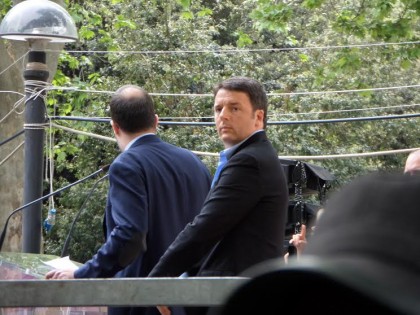 Matteo Renzi a la Festa dell'Unità