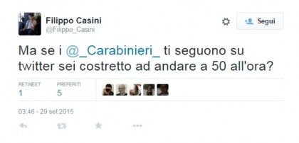 carabinieri twitter