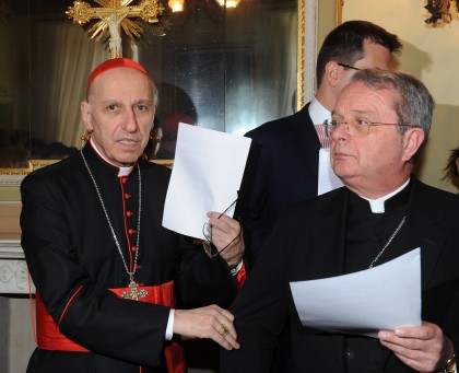 Sardegna - Arrigo Miglio e Cardinal Poletto