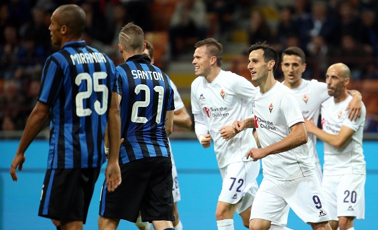 La partita di andata tra Inter e Fiorentina